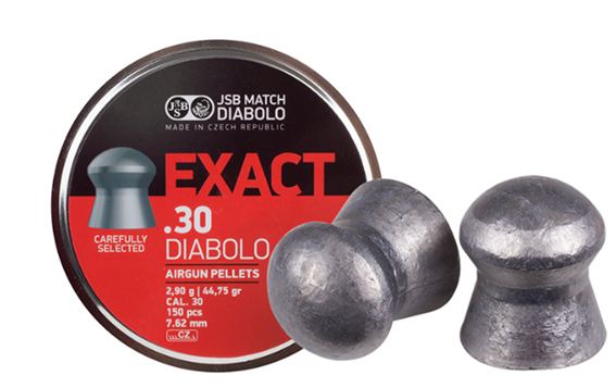 JSB .30 ディアボロ 7.62mm 44.75gr 150発入