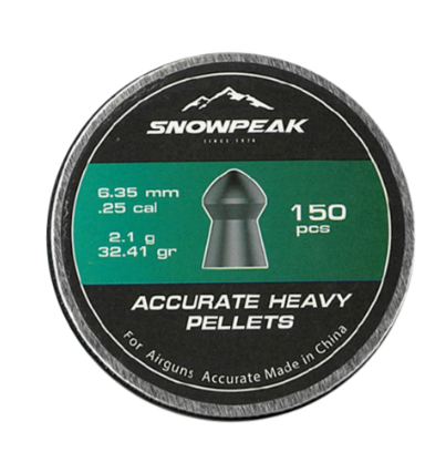 スノーピーク　ヘビー 6.35mm 32.41gr 150発入