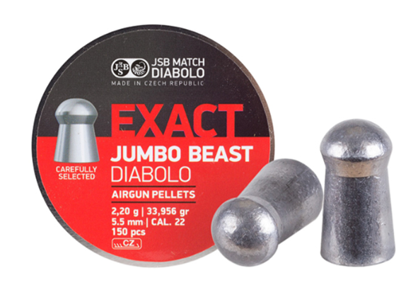JSB ジャンボ・ビースト 5.5mm 33.956gr 150発入