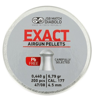 JSB EXACT非鉛弾 4.5mm 6.79gr 200発入