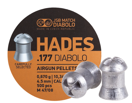 JSB ハデス 4.5mm 10.34gr 500発入